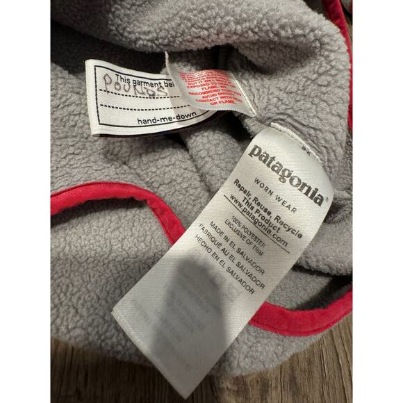 Patagonia Girls Lightweight Synchilla Snap-T Pullover Size Large (12) - Picture 4 of 9